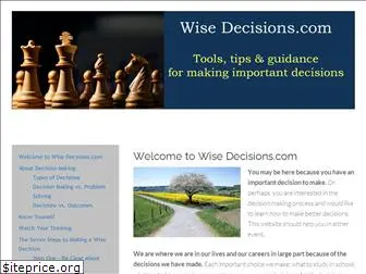 wisedecisions.com