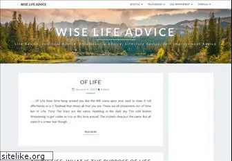 wiselifeadvice.com