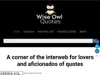 wiseowlquotes.com