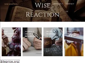 wisereaction.org