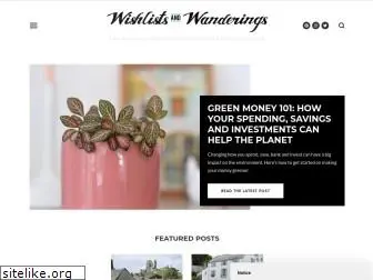 wishlistsandwanderings.com