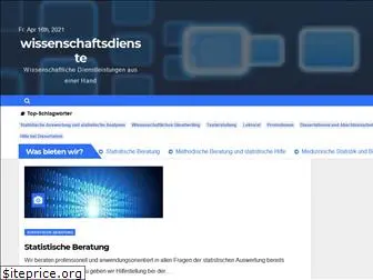 wissenschaftsdienste.com