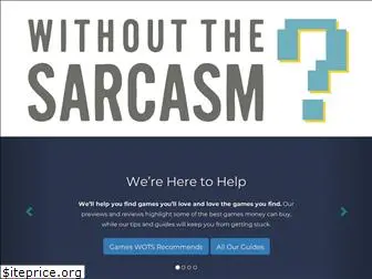 withoutthesarcasm.com