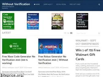 www.withoutverification.com