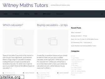 witneymathstutors.co.uk