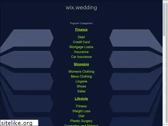 wix.wedding