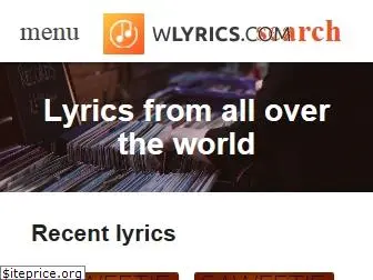 wlyrics.com