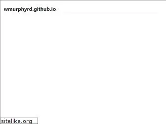wmurphyrd.github.io
