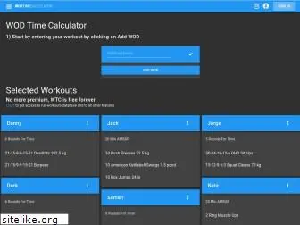 wodtimecalculator.com