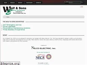 wolfandsonselectric.com