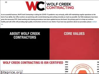 wolfcreekcontractors.com