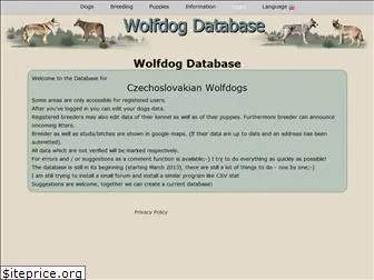 wolfdog-database.com