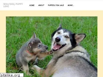 wolfdogpuppylove.com