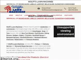 wolffslawnmachines.com