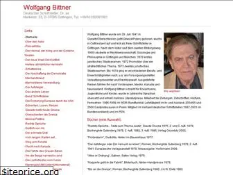 wolfgangbittner.de