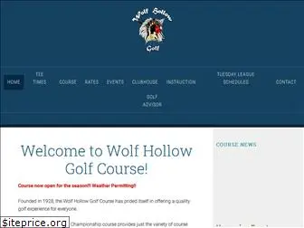 wolfhollowgolf.net