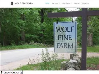 wolfpinefarm.com