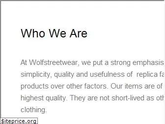 wolfstreetwear.com