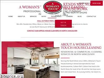 womanstouchcleaning.com