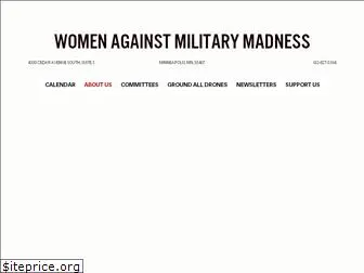 womenagainstmilitarymadness.org