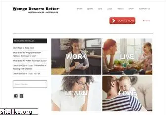 womendeservebetter.com