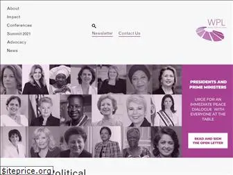 womenpoliticalleaders.org