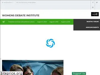 womensdebateinstitute.org