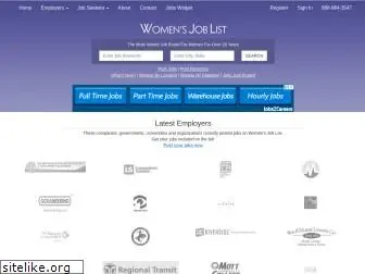 womensjoblist.com