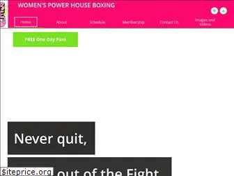 womenspowerhouseboxing.com