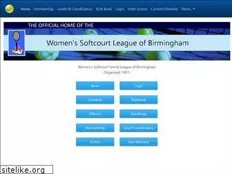 womenssoftcourtleague.com