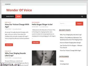 wonderofvoice.com