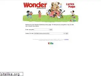 wonderworkshopsongs.com