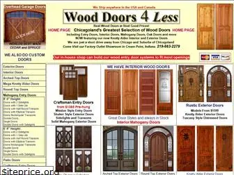 wooddoors4less.com