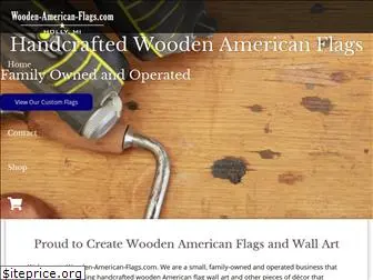 wooden-american-flags.com