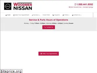 woodmennissanservice.com