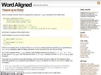 wordaligned.org