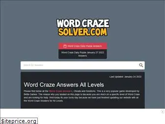 wordcrazesolver.com