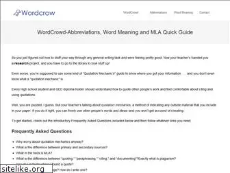 wordcrow.com