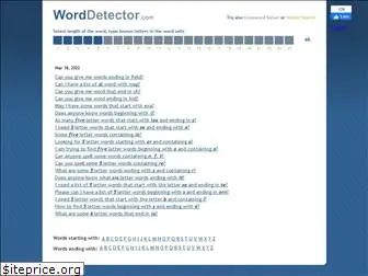 worddetector.com