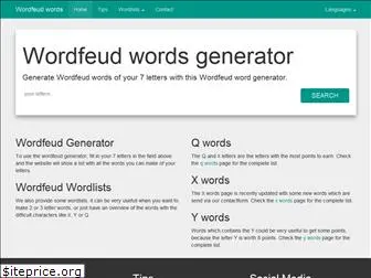 wordfeudwords.com