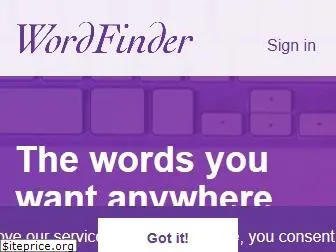 wordfinder.com