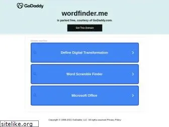 wordfinder.me