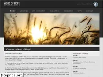 wordofhopewesleyan.com