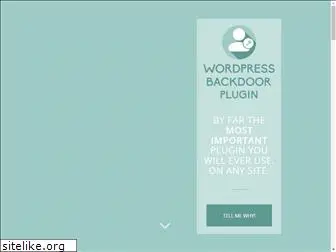 www.wordpressbackdoorplugin.com