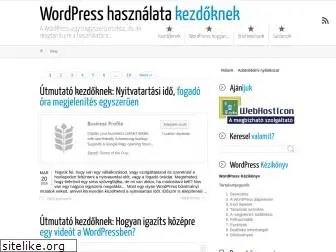 wordpresskezdoknek.hu