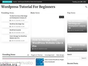 wordpresstutorialforbeginners.com