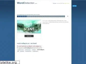 words-ending-in-yat.worddetector.com
