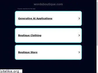 wordsboutique.com