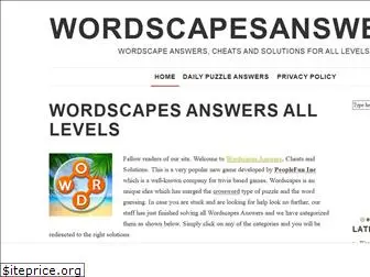 wordscapesanswers.net