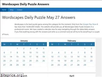 wordscapesdailypuzzles.com